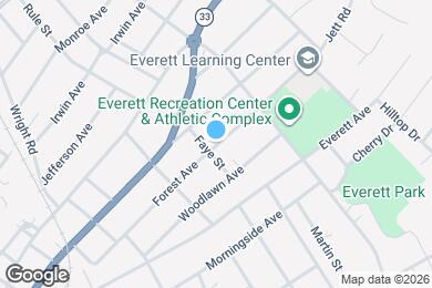 Map image of the property - 1411 Forest Ave