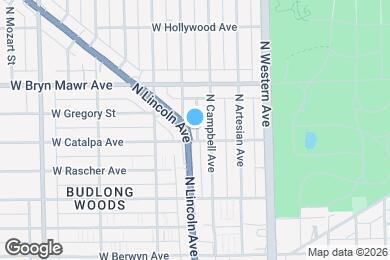 Map image of the property - 5509 N Lincoln Ave