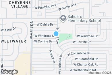 Map image of the property - 3301 W Windrose Dr