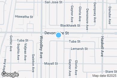 Map image of the property - 16049 Tuba St