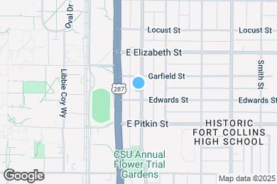 Map image of the property - 1117 Remington St