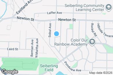 Map image of the property - 1215 Pondview Ave