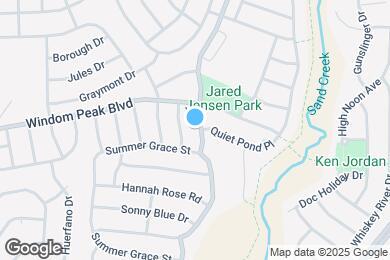 Map image of the property - 6442 Shimmering Creek Dr