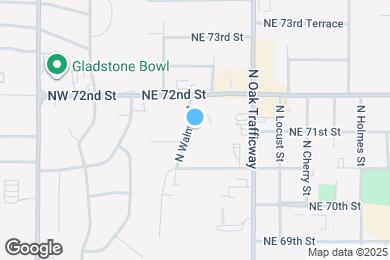 Map image of the property - 7105 N Walnut St