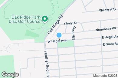 Map image of the property - 252 W Hegel Ave