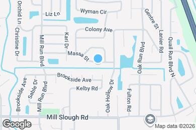 Map image of the property - 1550 Massa St