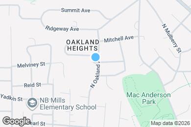Map image of the property - 547 N Oakland Ave