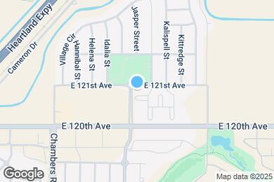 Map image of the property - 15800 E 121st Ave