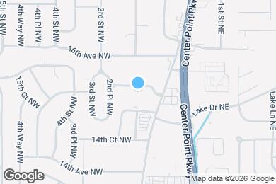 Map image of the property - 109 15th Ct NW