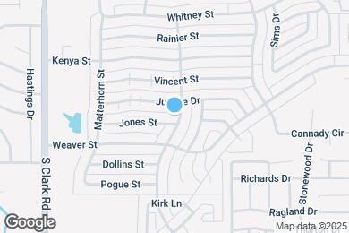 Map image of the property - 476 Jones St