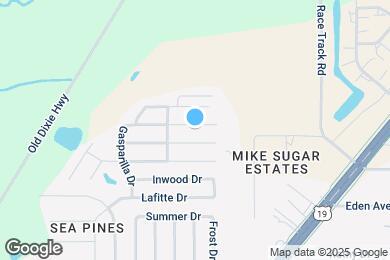 Map image of the property - 8630 Indies Dr
