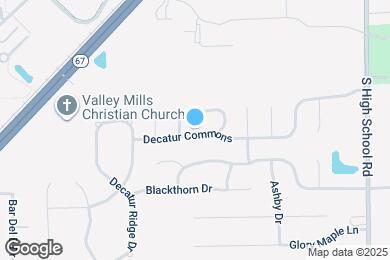 Map image of the property - 6652 Decatur Commons