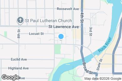 Map image of the property - 253 W Grand Ave