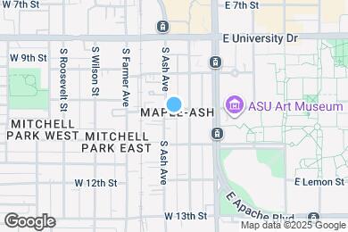Map image of the property - 115 W 10th St