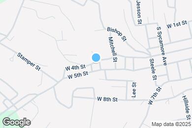 Map image of the property - 903 W 4th St
