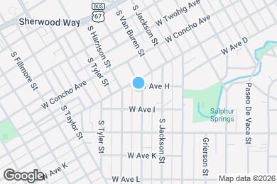 Map image of the property - 1803 W Ave H