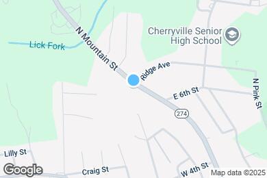 Map image of the property - 713 N Mountain St