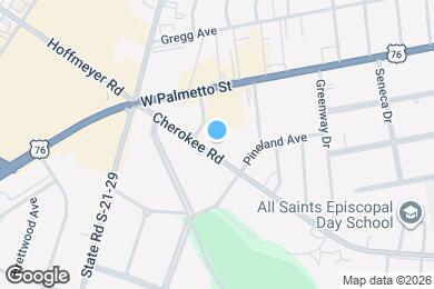 Map image of the property - 1715 Cherokee Rd