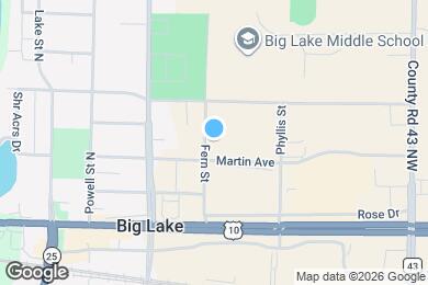 Map image of the property - Sherburne Park Apartments