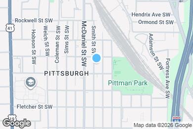 Map image of the property - 958 Smith St SW