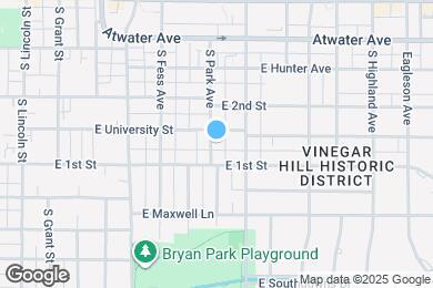 Map image of the property - 705 S Park Ave