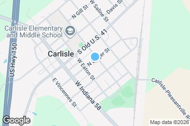 Map image of the property - 208 N Singer St