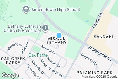 Map image of the property - The Rowan at Southwest Austin