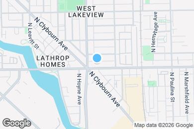 Map image of the property - 1954 W Diversey Pkwy