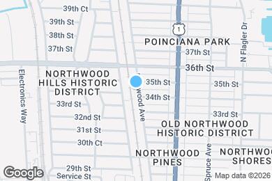 Map image of the property - 3509 Pinewood Ave