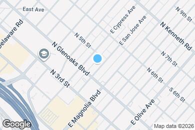 Map image of the property - 441 E San Jose Ave