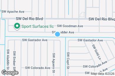 Map image of the property - 1305 SW Gastador Ave