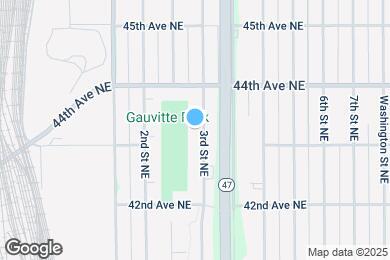 Map image of the property - 4314 3rd St NE