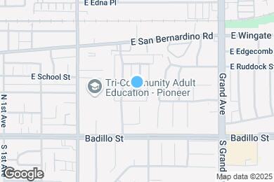 Map image of the property - 651 E Italia St