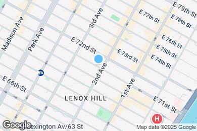 Map image of the property - 261 E 71st St