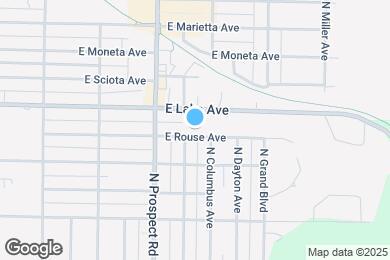 Map image of the property - 1407 E Rouse Ave