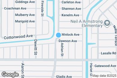 Map image of the property - 21426 Dawson Ave