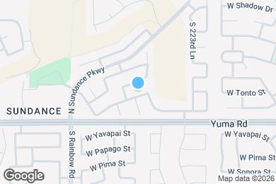 Map image of the property - 22512 W Desert Bloom St