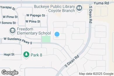 Map image of the property - 21868 W Mohave St