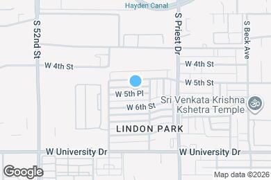 Map image of the property - 1518 W 5th Pl