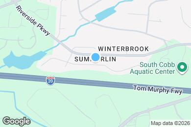Map image of the property - 1186 Summerstone Trace