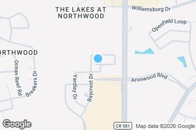 Map image of the property - 1507 Yardley Dr