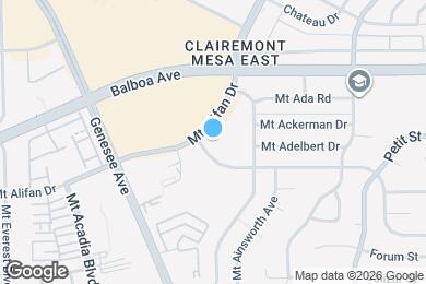 Map image of the property - 5893 Mt Alifan Dr