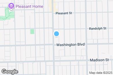 Map image of the property - 322 S Oak Park Ave