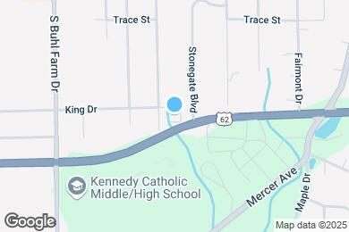 Map image of the property - 285 Ellis Ave