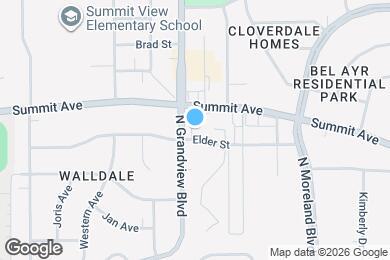 Map image of the property - 1714 Elder St