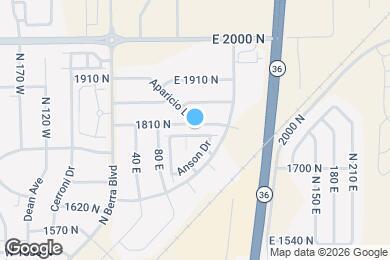 Map image of the property - 154 Aparicio Dr