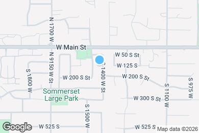 Map image of the property - 134 S 1400 W