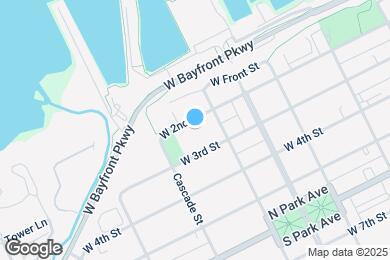 Map image of the property - 923 W 2nd St