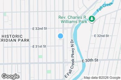 Map image of the property - 3118 N College Ave