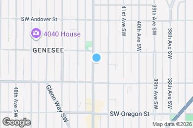 Map image of the property - 4116 California Ave SW